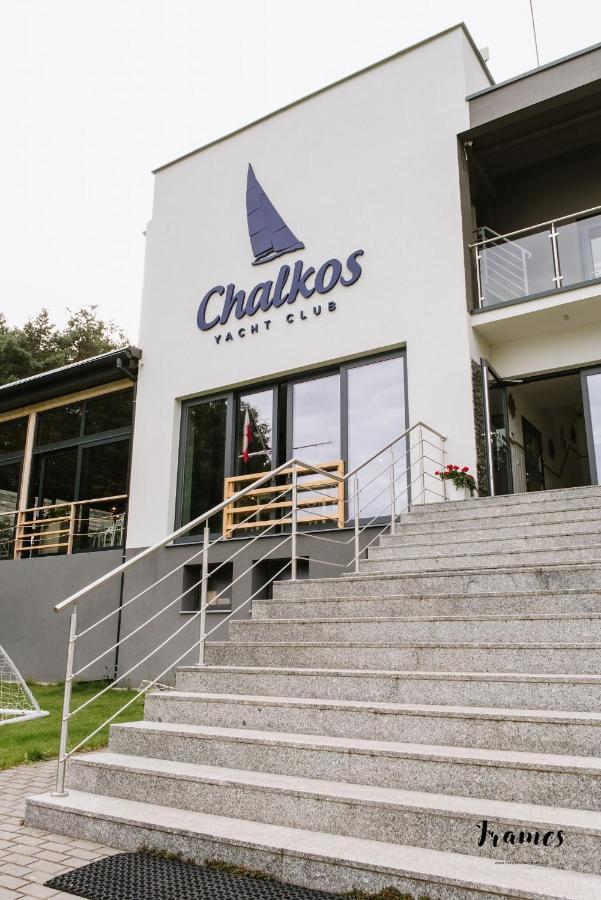 Hotel Chalkos Yacht Club Lubiatów Exterior foto